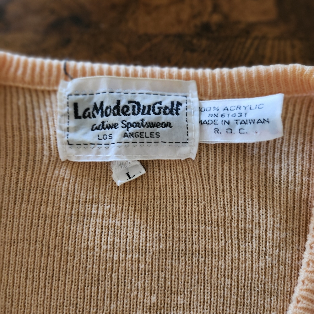 Vintage Golf Sweater 2 LaModeDuGolf - Picture 5 of 5